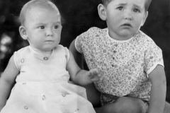 Baby Emmie and Trevor