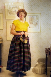 Emmie in party dress