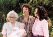 Four generations of Page Wood women