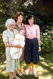 Gran, Emmie, Julia with Kate