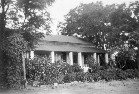 Emmie in front of house in Serowe, Botswana. First house! Emmie - Serowe