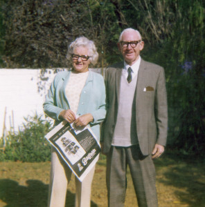 Nan and Gwilym, in George where they retired Nan and Gwilym
