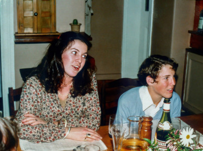 Julia and Andy at the house in Parkwood Julia and Andy