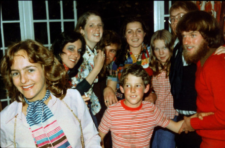 From the left, Georgie Dullamore, ?, Serena Tenquist, Steven Scott, Julia, Andy, Kathy, Gillan Walker and a hobbit that stepped out of a time warp!